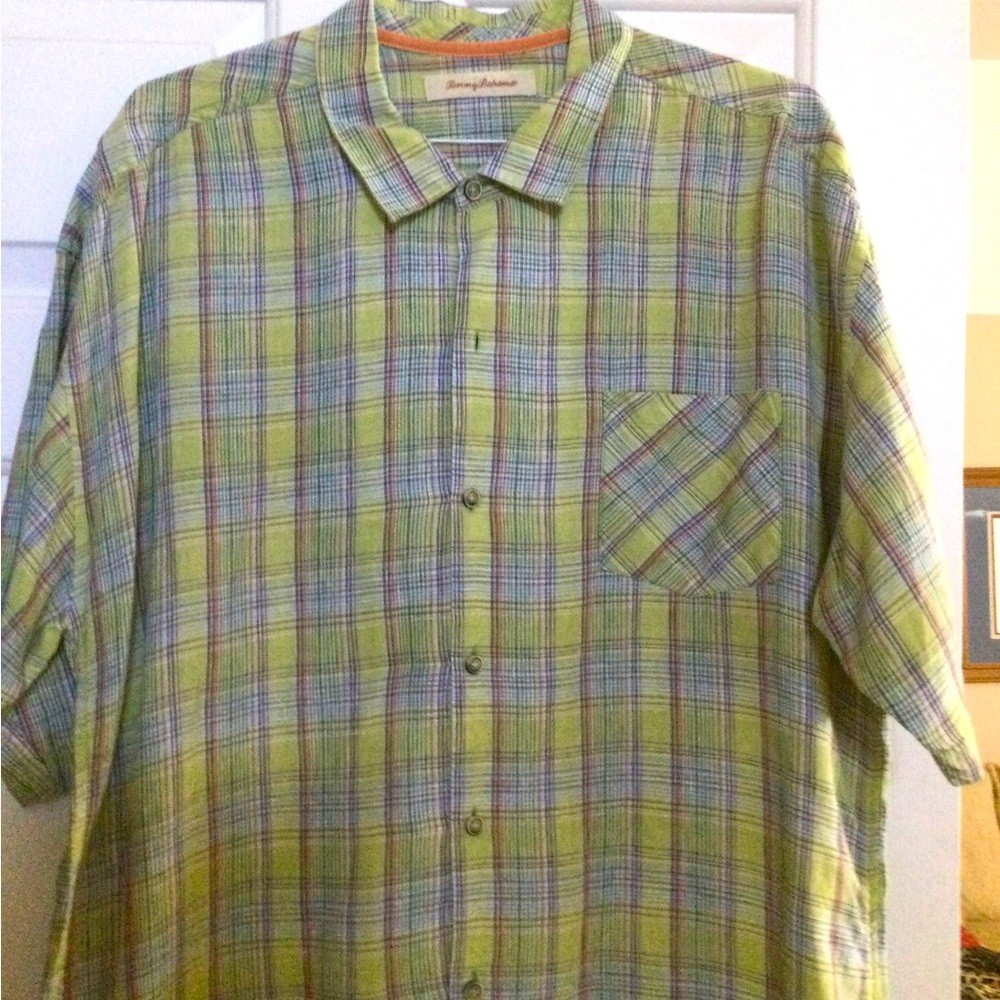 Tommy Bahama XXl short sleeve 100%Linen